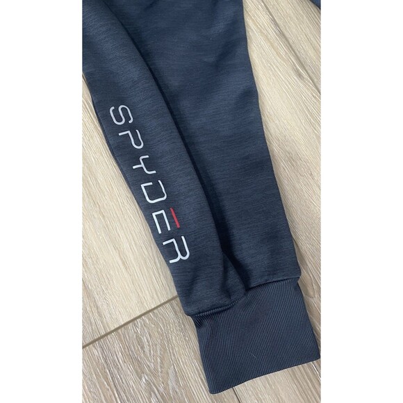 Spyder Active Gray Performance Jogger Sweatpants Fleece Mens Sz L Drawstring - Picture 7 of 8